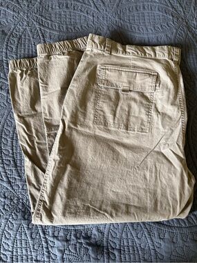 Eddie Bauer Women’s Ripstop Joggers- Lightweight Cotton Blend, light gray